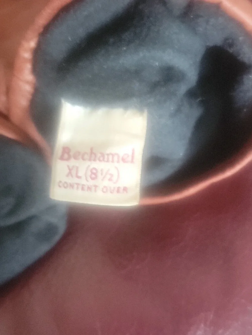 Bechamel. Leather Women's Gloves. Xl